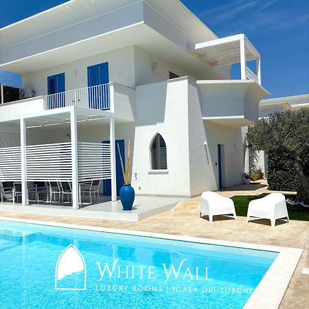 White Wall Luxury Rooms Scala Dei Turchi Realmonte Exterior foto